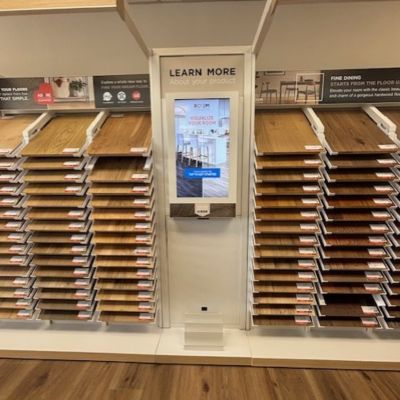 flooring display at our North Olmstead showroom